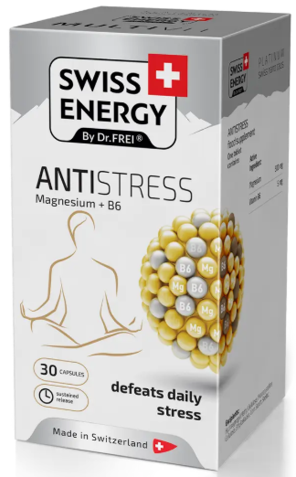 Магний В6 Swiss Energy ANTISTRESS Magnesium+B6 30 капс Киев - изображение 2