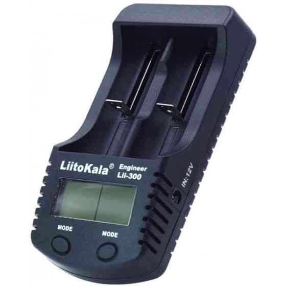 Зарядний пристрій LiitoKala Lii-300, 2x(Lion/NiMH/NiCd), Power Bank, discharge function (Lii-300) Киев