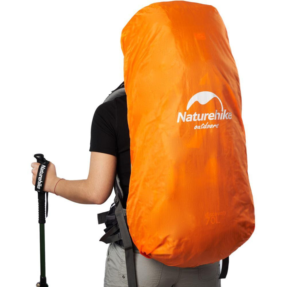 Рюкзак туристический Naturehike NH70B070-B, 70 л + 5 л, черно-серый Киев - изображение 8
