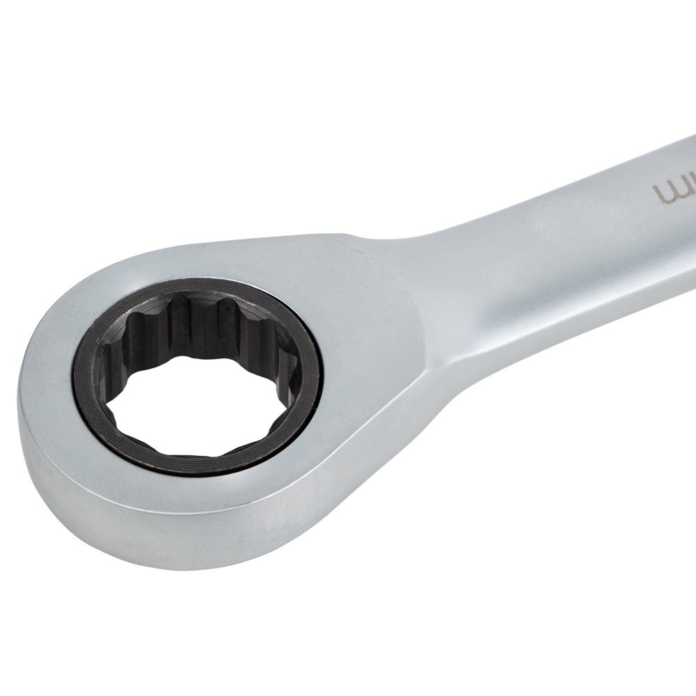 Набор ключей рожково-накидных 6шт (8, 10, 12, 13, 17, 19мм) CrV satine SIGMA (6010511) Ровно - изображение 4