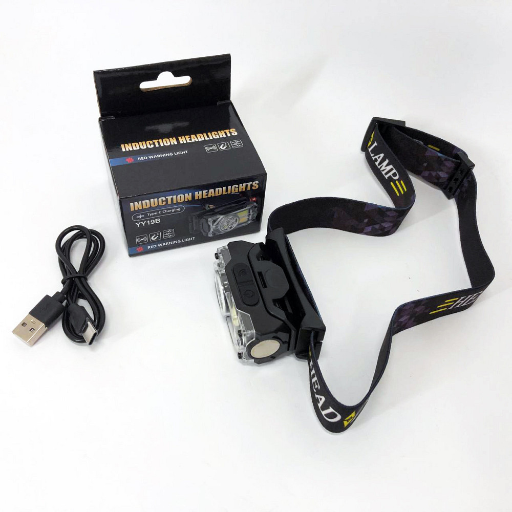 Led headlamp налобный фонарь YY-19B-3SMD+2COB(white+yellow+red), Фонарик налобник DW-44 Львов - изображение 9