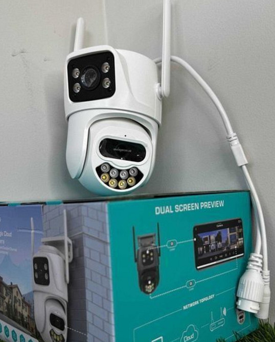 Камера відеонагляду wifi 8мп вулична з нічним баченням iCsee QQ6 Харків - фото 4