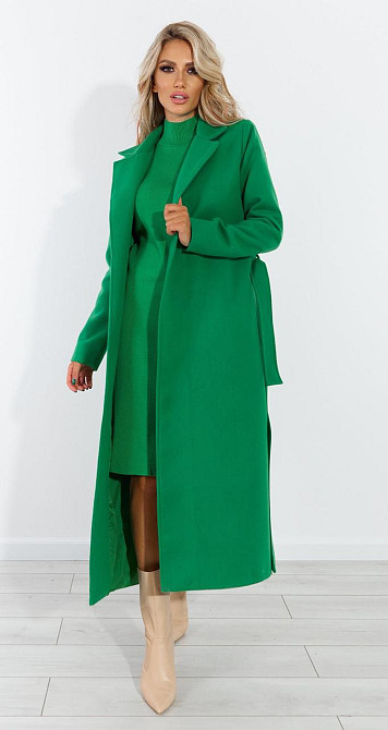 Кашемірове пальто з розрізами (44) Київ - фото 2