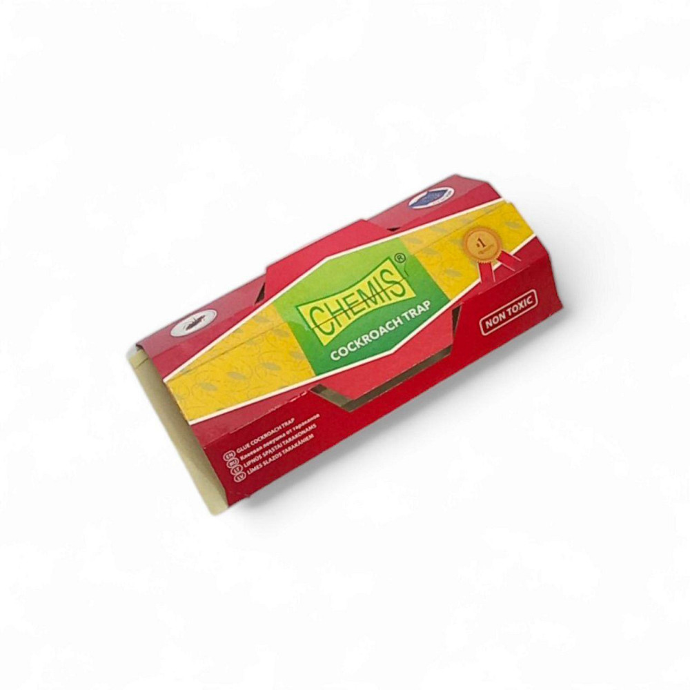 Клейова пастка-будиночок від тарганів Chemis із принадою 5 шт — Euroimpex Польща, безпечний засіб Харків - фото 2