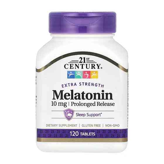 Мелатонін 21st Century Melatonin 10 mg 120 таб Київ
