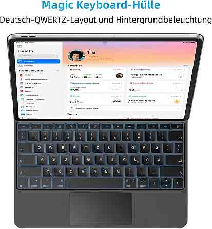 Чохол-клавіатура X9 Black для  iPad Air 13 2024 та iPad Pro 12.9 iPad Pro 6/5/4/3 покоління 2022 2021 2020 та 2018 років Дніпро