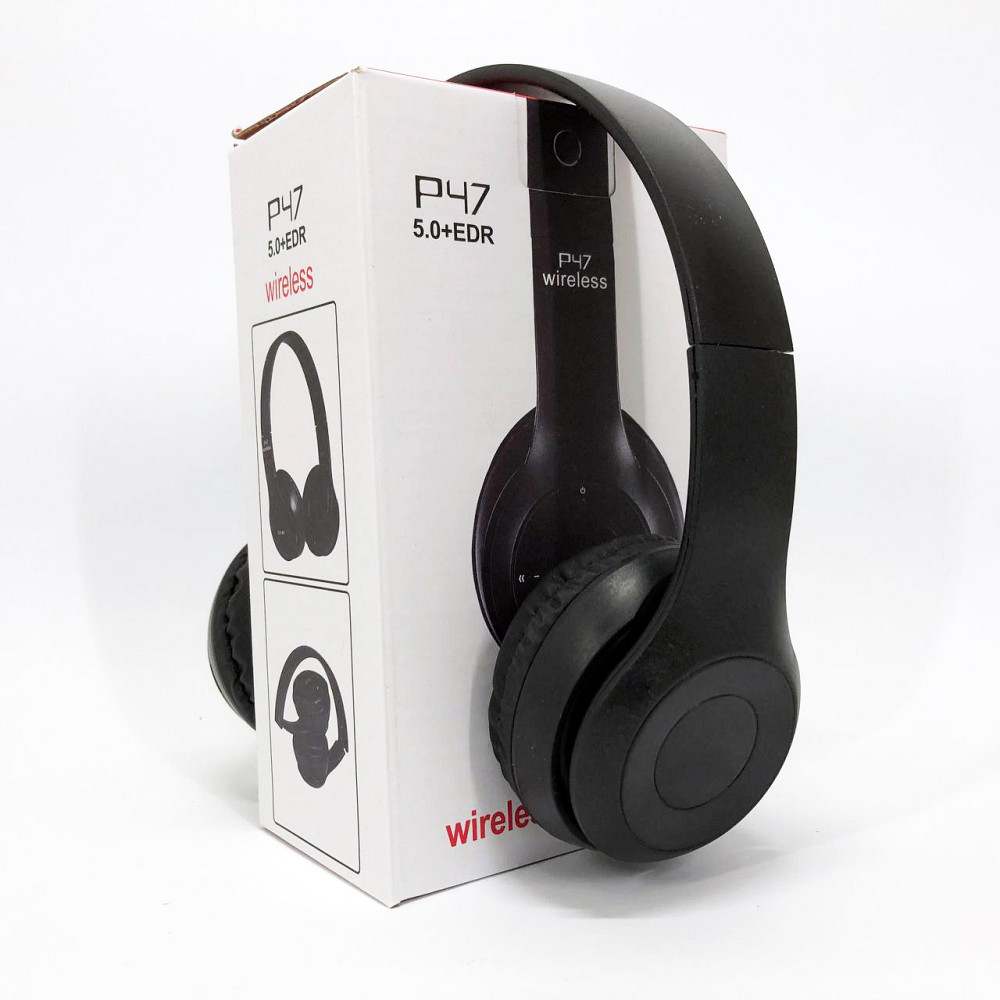 Навушники для спорту з шумопоглинанням Headset P47, Бездротові міні навушники з мікрофоном ID-36 Львів - фото 6