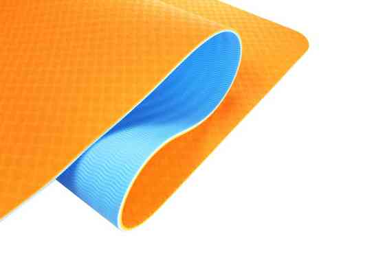 Коврик для йоги та фітнесу U-POWEX TPE Yoga mat Orange/Blue (183х61х0.6) Кам'янське