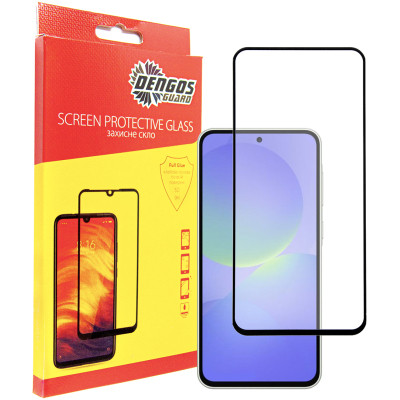 Скло захисне Dengos Full Glue Samsung Galaxy A36 5G (black) (TGFG-387) Вінниця - фото 1