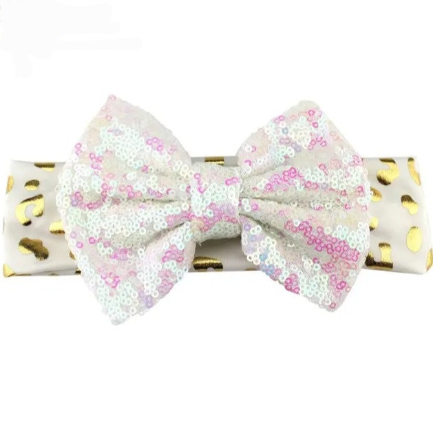 Повязка для девочки на голову one size леопардовый Киев - изображение 1