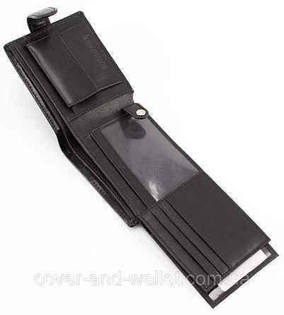 Шкіряний чоловічий портмоне з гладкої шкіри ST B 102 Leather Київ
