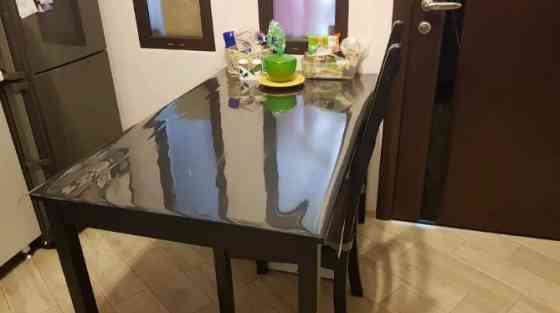 Мягкое стекло Силиконовая скатерть на стол Soft Glass Защита для мебели 1.1х1.0 м (Толщина 1.5мм) Винница