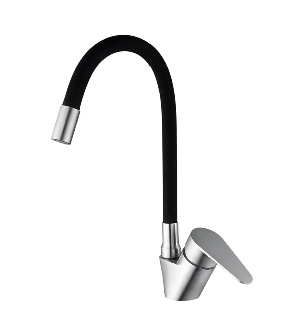 Змішувач для кухні Mixxus NEO-011 REFL.Black із силіконовим виливом   ( MI6558 ) 33753 Харків - фото 1