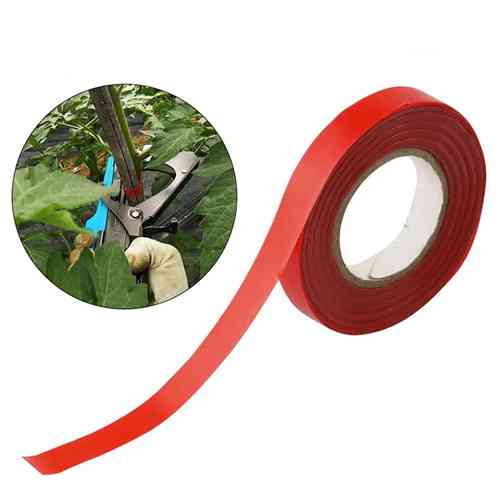 Лента красная для подвязки растений 11мм х 30м, 20шт, лента для тапенера Винница