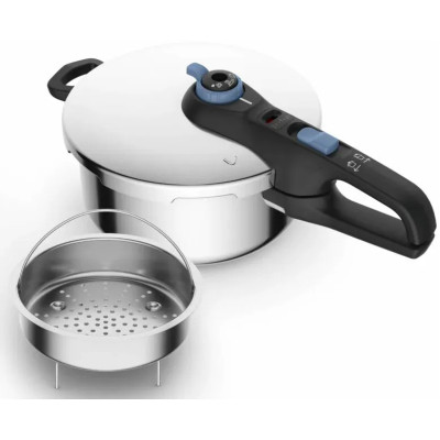 Кастрюля Tefal Secure Trendy, 4л, (скороварка) з паровим кошиком (P2580402) Винница - изображение 4