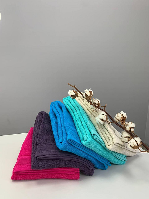 Рушник махровий Ideal Textile з бордюром однотонний щільність 360 г/м2 70х130 см (56860715) Чернівці - фото 6