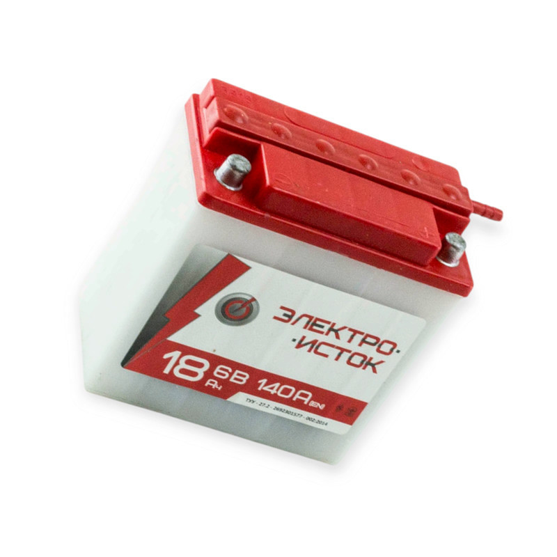 Акумулятор (137x77x135) заливний Електро-виток 6V18A Мукачево - фото 1