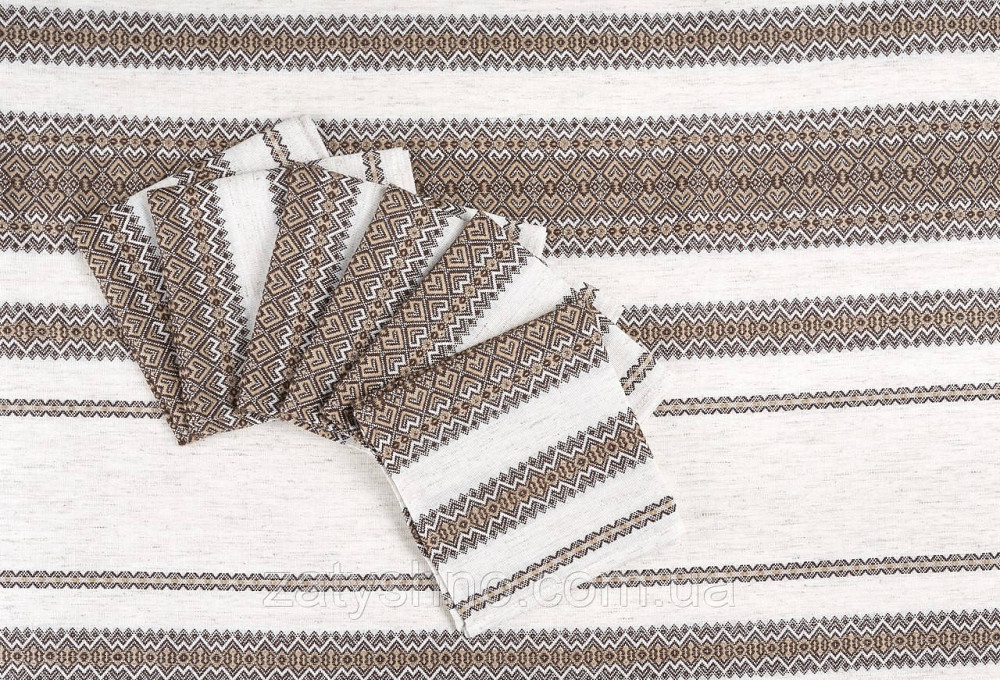 Скатерть кофейная машинная вышивка Киев - изображение 1