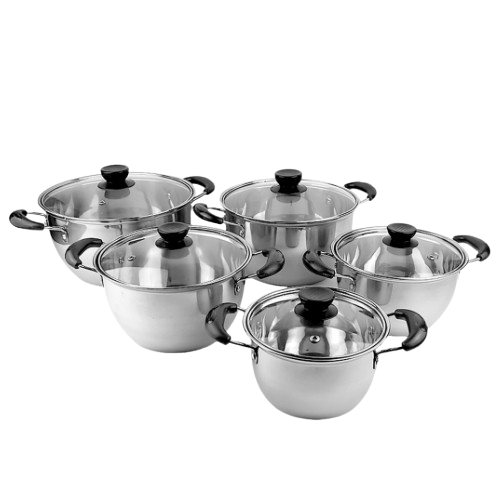 Набір каструль 10 предметів (каструлі 1/1,5/2/3/4л) Ofenbach Житомир - изображение 1