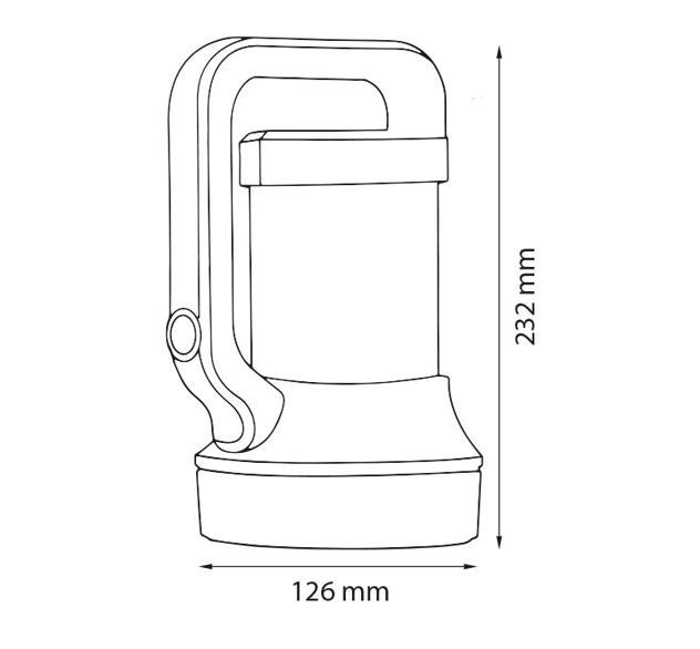 Фонарик ручной 