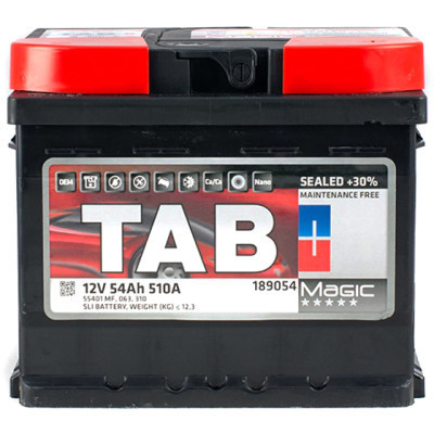 Акумулятор автомобільний TAB 54 Ah/12V Magic Euro (189 054) Вінниця - фото 1