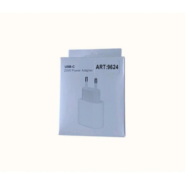Адаптер зарядний 20W Type-C USB PD, швидкий зарядний пристрій для смартфонів, планшетів та гаджетів Одеса - фото 3