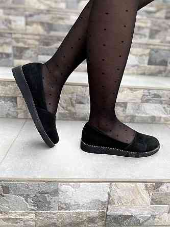 BOGATKO Балетки жіночі BOGATKO 8131 чорні (весна-осінь, замша натуральна) (3542) лише 37р.39р. Коломыя