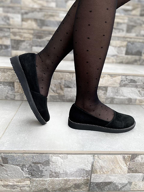 BOGATKO Балетки жіночі BOGATKO 8131 чорні (весна-осінь, замша натуральна) (3542) лише 37р.39р. Коломыя - изображение 5