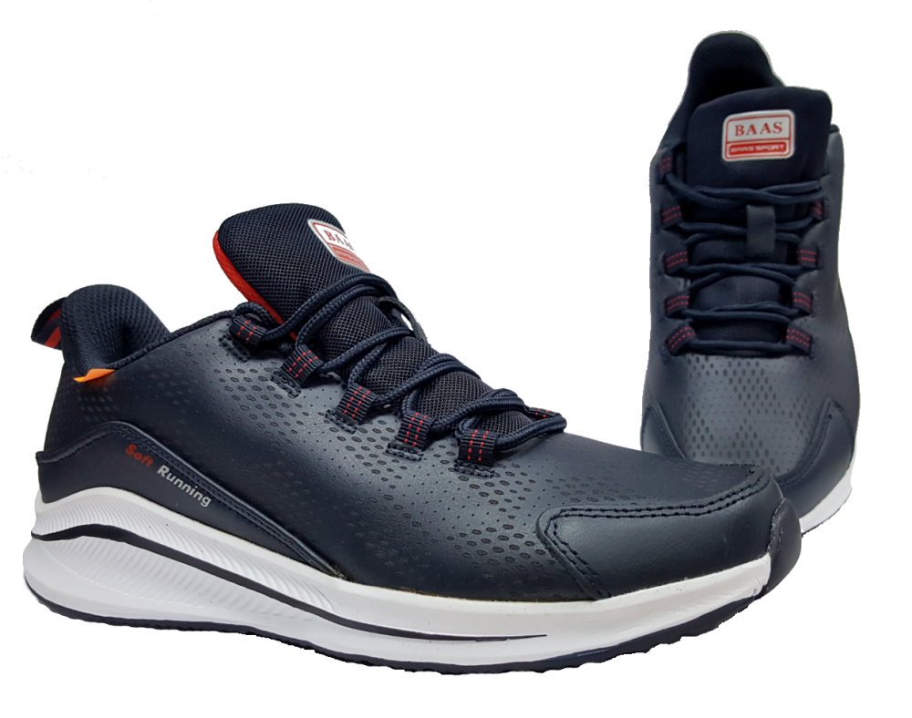 Мужские  кожаные демисезонные кроссовки BaaS,производство Польши Киев - изображение 3