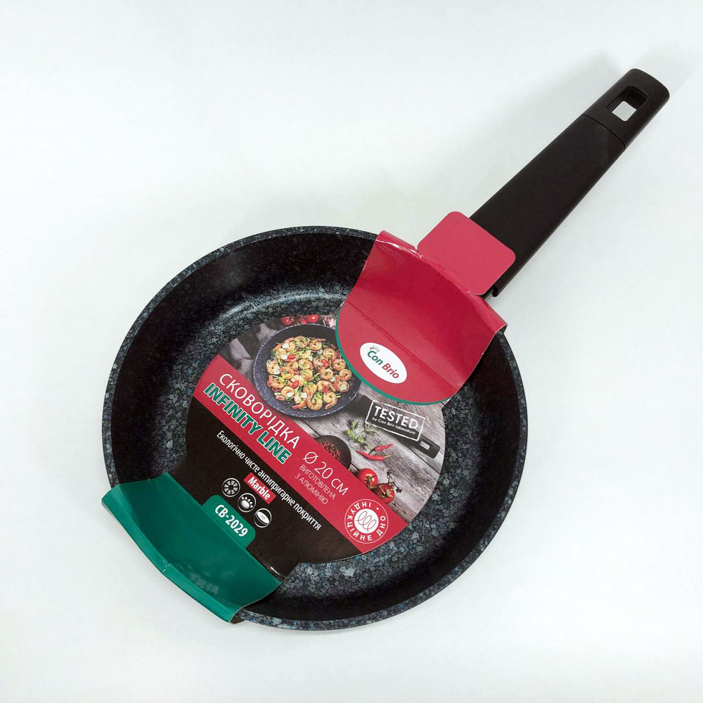 Сковороди з покриттям від пригорання СВ-2029, Сковорода якісна зручна на кухню, Довговічні сковорідки HC-25 Івано-Франківськ - фото 1