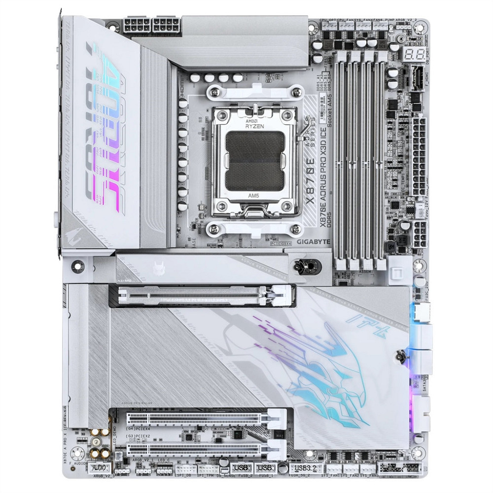 Материнська плата Gigabyte X870E Aorus Pro X3D Ice Socket AM5 ( 15344 ) Харків - фото 2