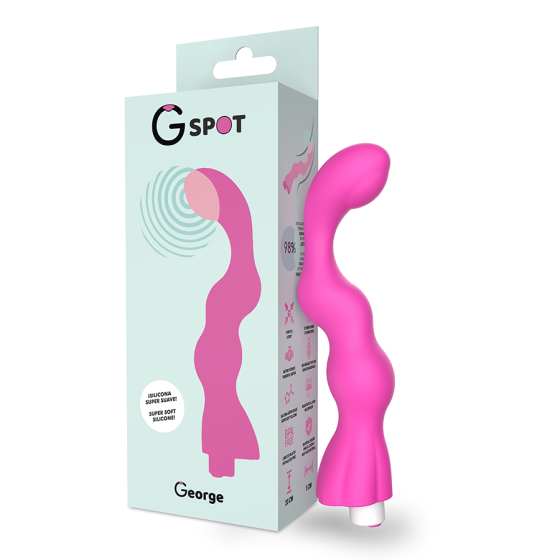 Вибратор для зоны G GEORGE, цвет: розовый G-SPOT (Испания) Sex Aura Киев