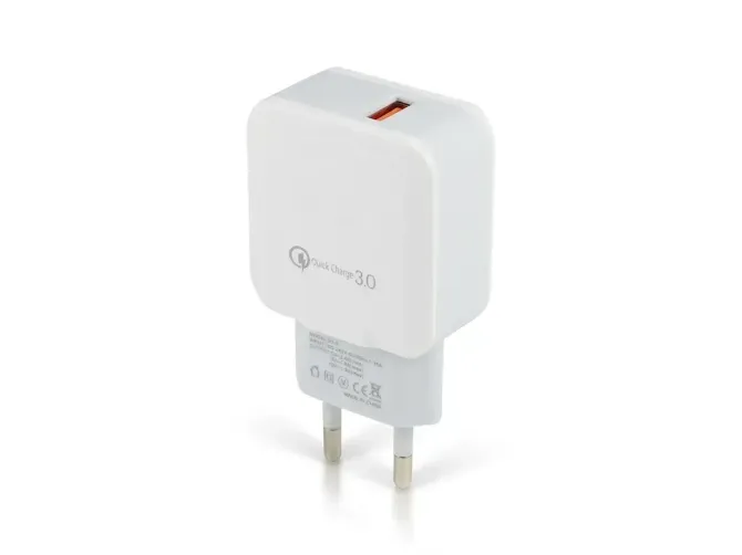 Зарядний пристрій 220В 2,4А QC3.0 USBx1 51-3 Київ - фото 3