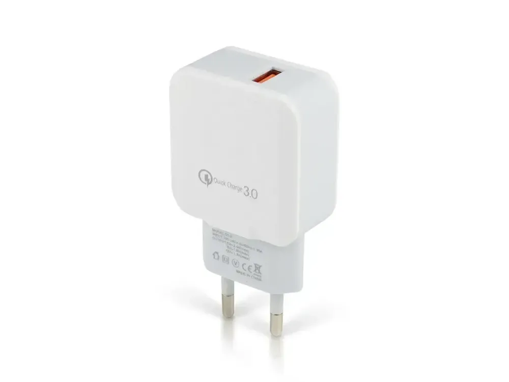 Зарядний пристрій 220В 2,4А QC3.0 USBx1 51-3 з підтримкою швидкого заряджання та захистом від перегріву Одеса - фото 3