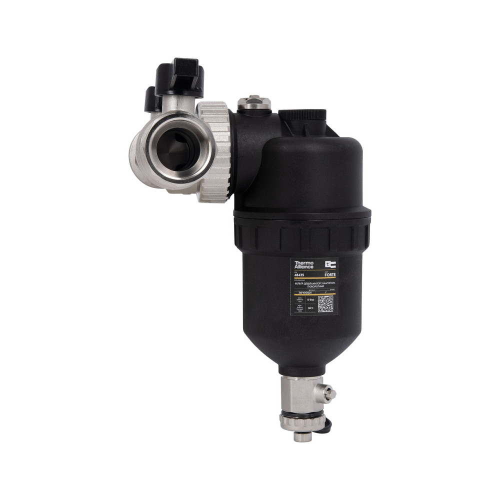 Фільтр-дешламатор Thermo Alliance Forte 1", поворотний (магнітний шламоуловник) TAF400G25 Київ - фото 6