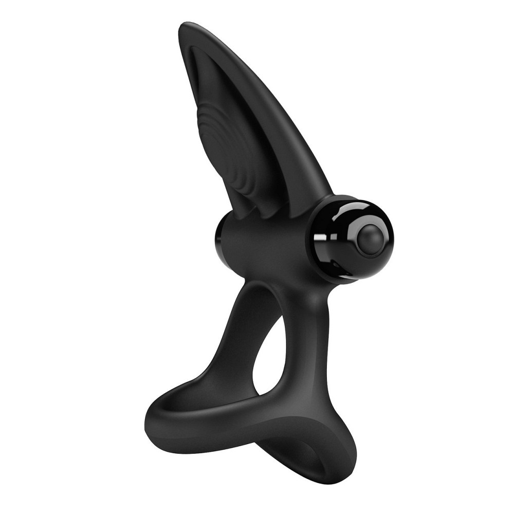 Эрекционное кольцо - Pretty Love Vibration Cock Ring Black Sex Aura Киев - изображение 4