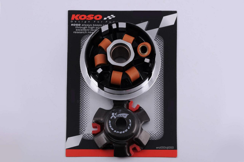 Варіатор передній (тюнінг) скутер 4 Т Китай 125 (мідно-граф. втулка, ролики латунь) Мукачево - фото 1