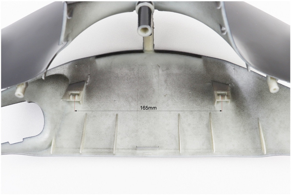 Honda DIO AF-35 пластик - керма передній "голова", ЧОРНИЙ (можливі незначні дефекти фарбування) Киев - изображение 4