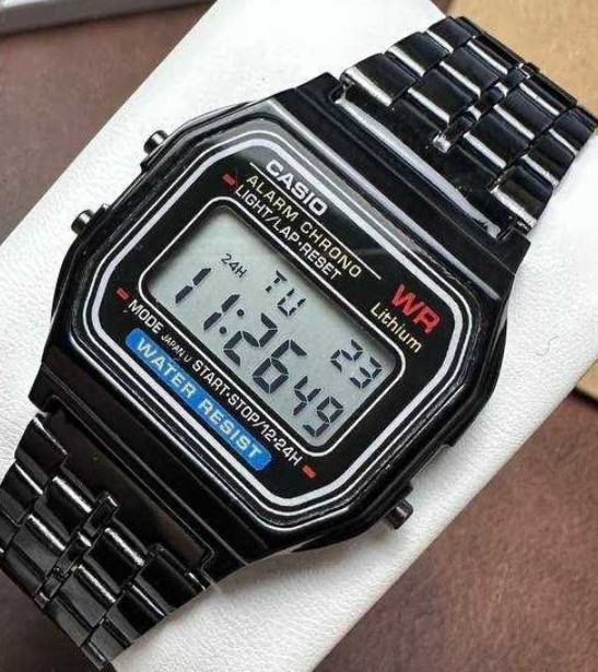 Годинник Casio Vintage A159 Total Black | касіо A168 | часы касыо A159 Київ - фото 2