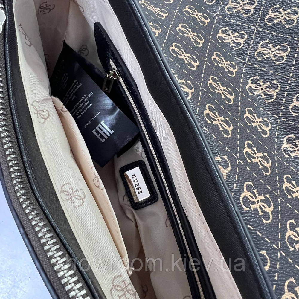 Жіноча сумочка на плече Guess (813019) brown Київ - фото 4