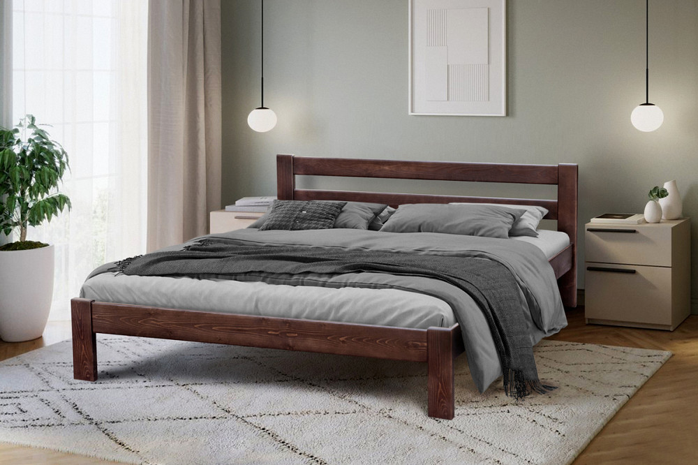 Ліжко Агат 1400*2000 горіх Киев - изображение 2