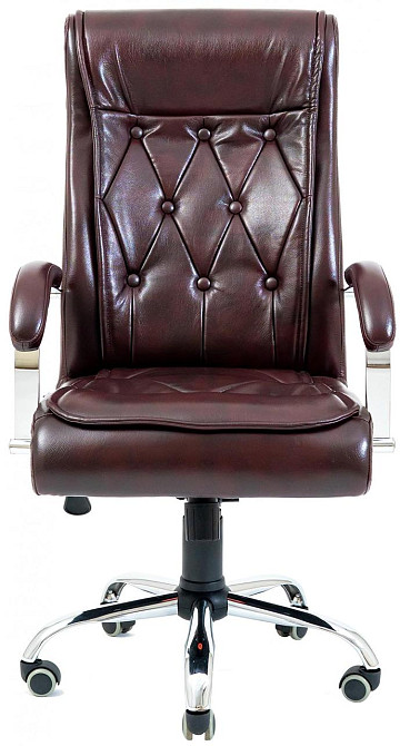 Офісне Крісло Керівника Richman Telavi Madras Bordo Хром М2 AnyFix Бордовий Київ - фото 2