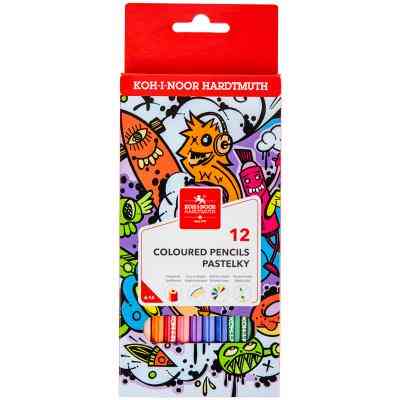 Карандаши цветные Koh-i-Noor Teenage 12 цветов (3552) Винница