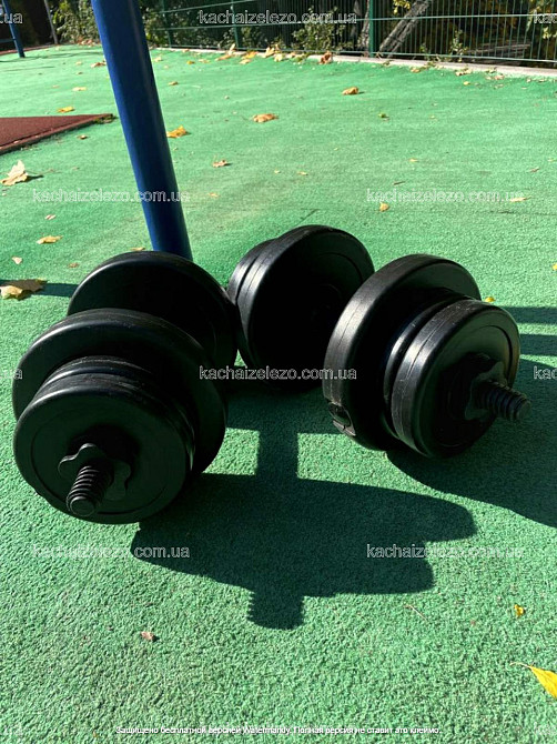 Гантелі набірні 2 по 10 кг з ABS покриттям Гантелі, гирі, штанги та диски бітумні Київ - фото 6