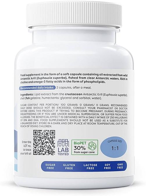 Олія криля Osavi Super Krill Oil 1180 мг 60 капсул Луцьк - фото 2