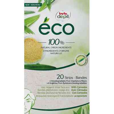 Восковые полоски Byly Для депиляции кожи лица 20 шт (8411104044715) Винница