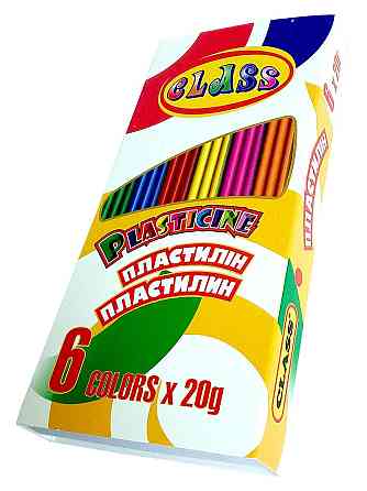 Пластилін "Class"   6кол 120гр., 7621, шт Київ