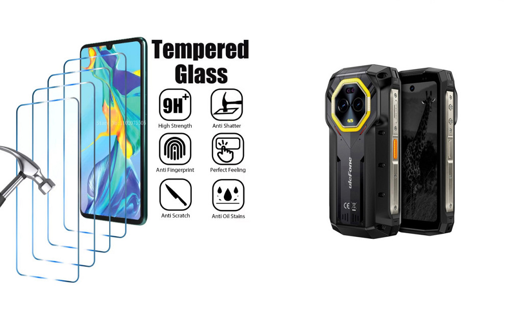 Захисне скло ArmorGlass для Ulefone Armor Mini 20 Pro, Mini 20T Pro – стійке до подряпин та ударів Київ - фото 1