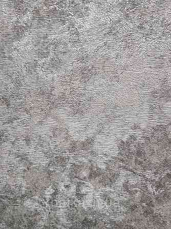 Шпалери вінілові на флізеліні гарячого тиснення DU&KA 1.06х10 вензель основа під штукатурку сірі коричневі Київ