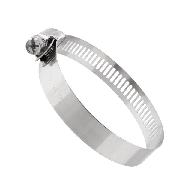 Хомут сталевий оцинкований, 12,7 мм, Ø - 46-70 мм INTERTOOL TC-0146 Киев - изображение 1